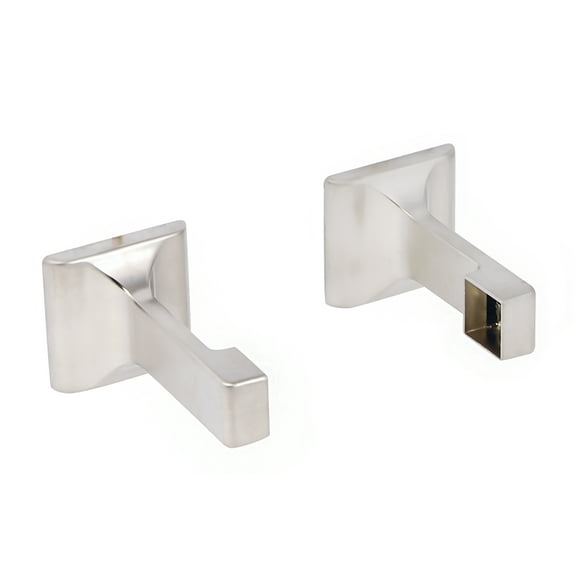 Design House 564351 Classic 3/4-inch Bar Arm Bracket with Hidden Screws for Bathroom Bedroom Closet or Kitchen, Satin Nickel