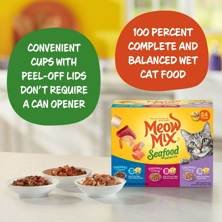 Meow mix wet food walmart sale