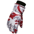 thumbnail image 6 of Qudderr Kids Padded Gloves Winter Warm Snow Gloves Boys Girls Cycling Windproof Sports Gloves for Cold Weather 4-12 Years Old, 6 of 8