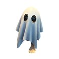 thumbnail image 2 of Figura decorativa de fantasma de Halloween, obra de arte única, decoración de Halloween, escultura de fantasma para estantería, gabinete de entrada y Estilo B, 2 of 8