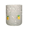 thumbnail image 1 of Vasos de vidrio sin tallo con temática navideña, diseño de textura única, decoración para fiesta de Acción de Gracias y Navidad., 1 of 8