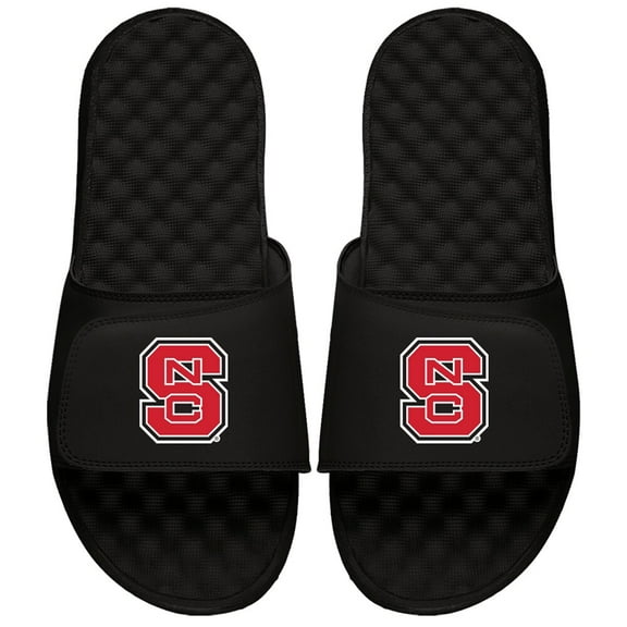 Youth ISlide Black NC State Wolfpack Primary Logo Slide Sandals