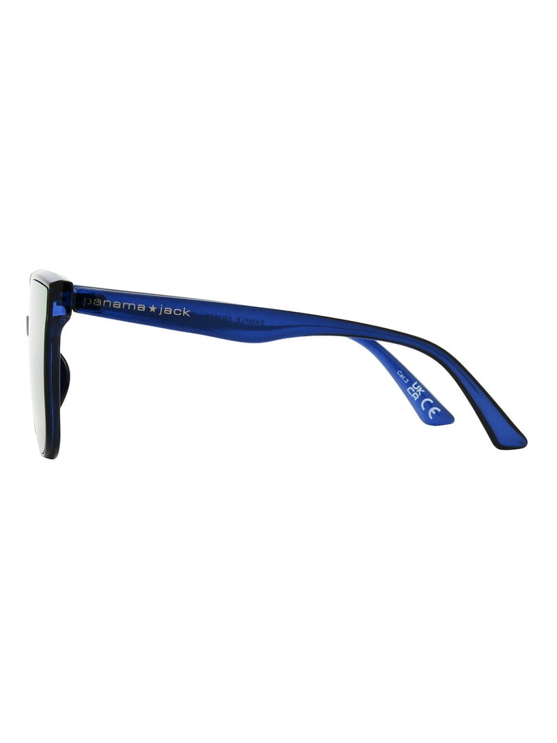 Panama Jack® x Foster Grant® Blue Square Women's Sunglasses with Panama Jack® x Foster Grant® Blue Square Women's Sunglasses with