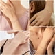 thumbnail image 5 of Silvora Pulsera de corazón inicial Pulseras de dijes Pulseras de cadena de plata de ley 925 para mujeres Adolescentes Niñas - Letra A Silvora Joyas con letras iniciales, 5 of 8