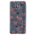 thumbnail image 1 of Funda Antigolpes InstaCase para Nokia 3.1 Corazones, 1 of 4