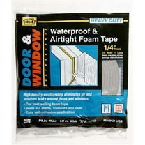 M-d Products .25in. X 17ft. Gray Waterproof & Airtight Foam Tape Weather Strip