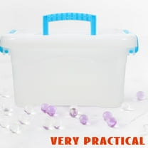 Masteelf Laundry Pod Container Holder Dispenser With Lid Handle Plastic Storage Box For 100 Laundry Pod Room Organization Laundry Dishwasher Pod Room Organization