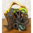 thumbnail image 4 of 8.75" Wide Country Farm Rooster Chicken Cast Iron Trivet With Lace Scroll Design, 4 of 6