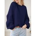 thumbnail image 3 of PRETTYGARDEN Women's Fall Oversized Sweaters Dressy Casual Long Sleeve Chunky Knit Winter Pullover Tops 2025 Holiday Outfits, 3 of 9