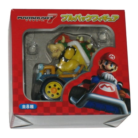 Nintendo Super Mario Kart 7 King Koopa Pull Back N Go Car Racer Toy Figure