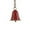 A, variant on TIELUTT Elegant Wind Chime Ornament for Garden Patio Outdoor Home Decorative Winter Wreaths and Garland Tear Drop Snowy Garland with Berries Christmas Holiday Decorations Decorative Beads for Vases