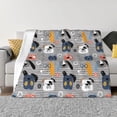 thumbnail image 1 of Fotbe Dog Manta de Franela con Estampado, Manta Ultrasuave para Cama, Sofá, Auto, Hipoalergénica y Antibolitas-80"x60", 1 of 6