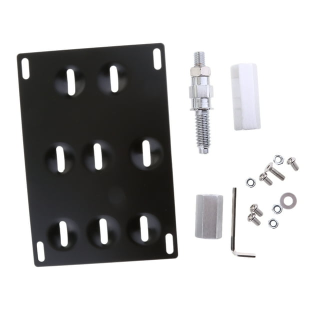 soporte para de matrícu con de remolque para coche con accesorios de montaje para 328i 335i m3 Baoblaze Placa de matrícula del gancho de remolque
