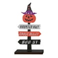 thumbnail image 2 of 2024 Halloween Decorations,Halloween Ghost Decoration ,Wooden Tabletop Decorations, Halloween Centerpieces Desktop Decoration Wood Table Sign ,Halloween Party Craft Desktop Ornaments Party Supplies, 2 of 6