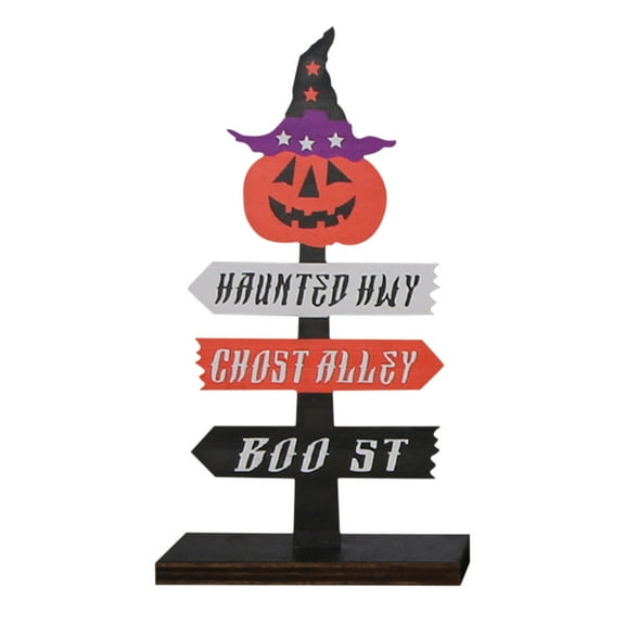 Halloween Decorations Outdoor Clearance! Halloween Decorations Scary Wooden Ornaments, Ghost Festival Desktop Decoration, Party Decoration Supplies