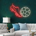 thumbnail image 2 of Glowneon Football Shoes Neon Sign, Decor, 2 of 4