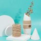 thumbnail image 2 of 164 Feet 21 Gauge Floral Bind Wire Wrap Twine 2mm Paper Covered Rustic Vine Gardening Paper Wrapped Wire for Art Craft Flower Bouquets Floral Wrapping, 2 of 4