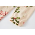thumbnail image 6 of ATAIKU 2-8Y Toddler Little Girls 2-Piece Pajama Set, Bowknot Tops and Pants, 100% Cotton Sleepwear Pjs for Kids, 6 of 10