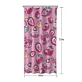 thumbnail image 5 of Strawberry Plants Fruit Dessert Milk Pink Pattern Shower Curtain 36"x72" ,Bathroom Decorative Shower Curtains Set with 12 Hooks,Modern Waterproof Washable Shower Curtain, 5 of 6