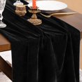 thumbnail image 1 of Camino de mesa Socomi 51x305 cm Black Velvet Luxury, 1 of 5