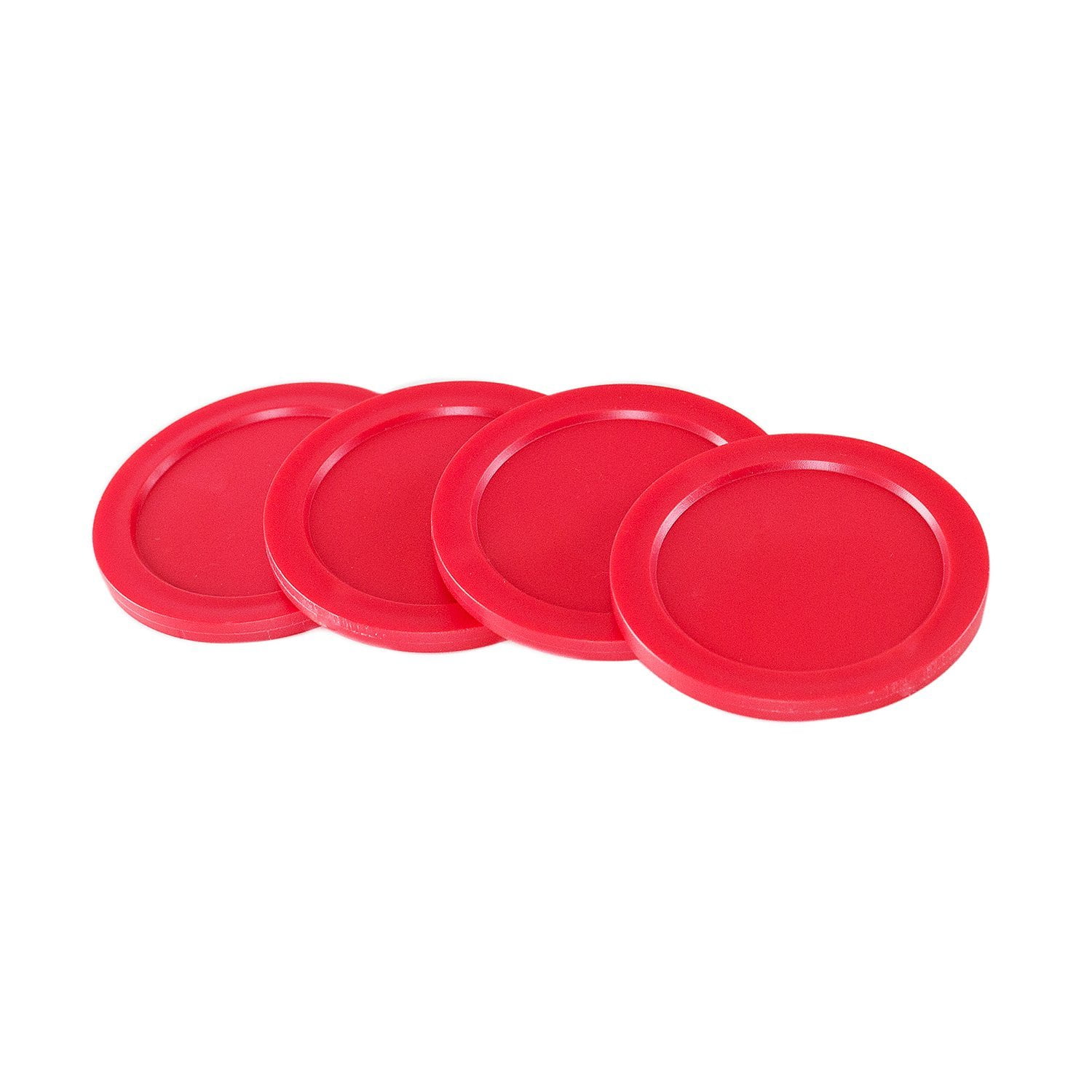 Equipment 2 Striker, 6 Puck Pack Accessories Air Hockey Red Replacement Pucks & Slider Pusher Goalies for Game Tables 
