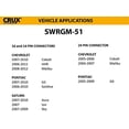 thumbnail image 2 of Crux SWRGM-51 Radio Replacement with Steering Wheel Controls Retention for GM LAN 11-Bit Vehicles, 2 of 2