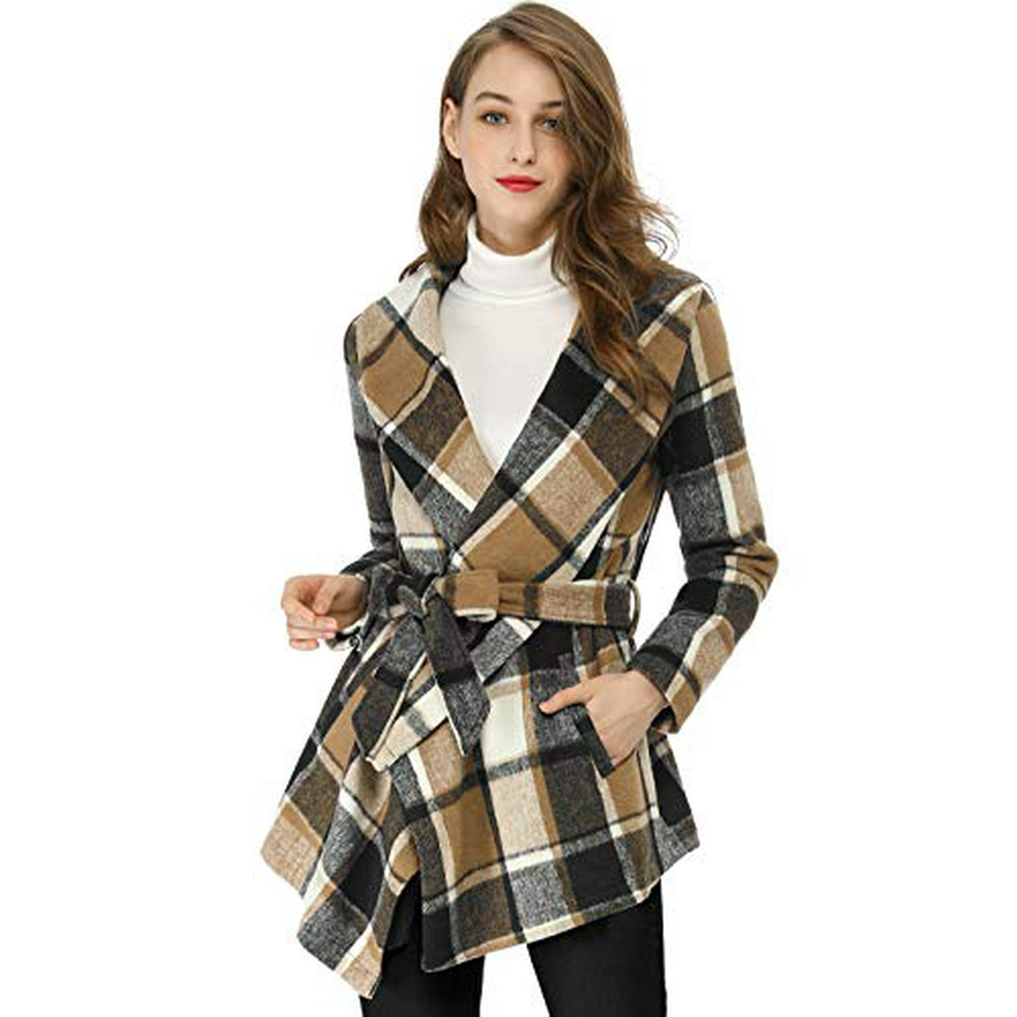 Down wrap coat deals