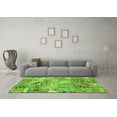 thumbnail image 3 of Ahgly Company Indoor Rectangle Patchwork Green Transitional Area Rugs, 2' x 3', 3 of 4