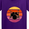 thumbnail image 4 of Inktastic Drummer Musician Retro Vintage Youth T-Shirt, 4 of 5
