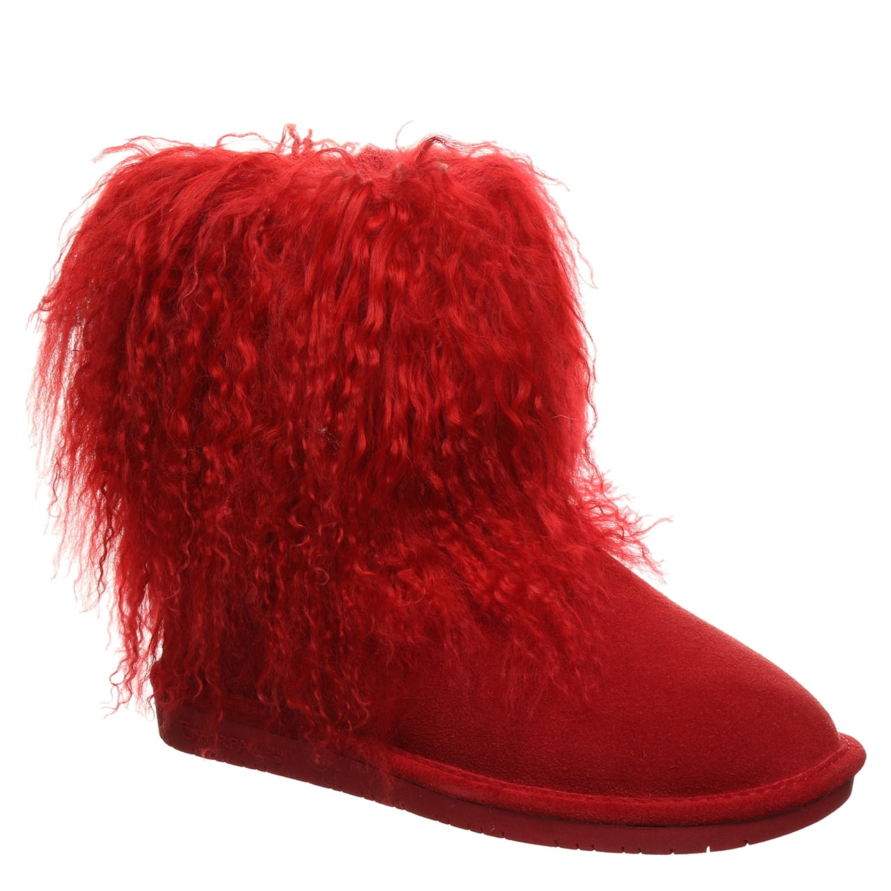 Bearpaw Women's Red Boo Boots, Size 10