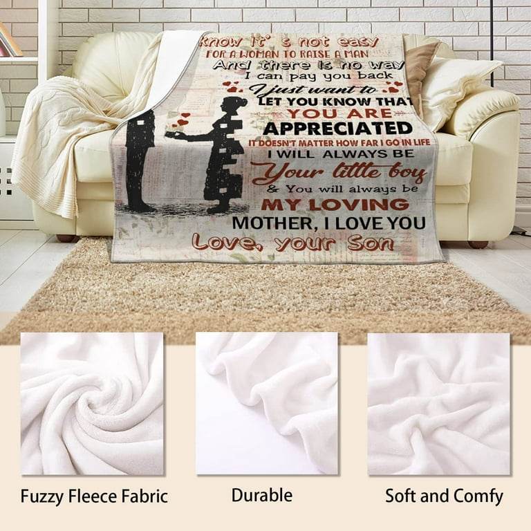 PERSONALIZED THROW BLANKETS FOR MOM & KIDS