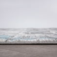 thumbnail image 3 of World Rug Gallery Distressed Abstract Stain Resistant Soft Area Rug - Blue 2'x7', 3 of 8