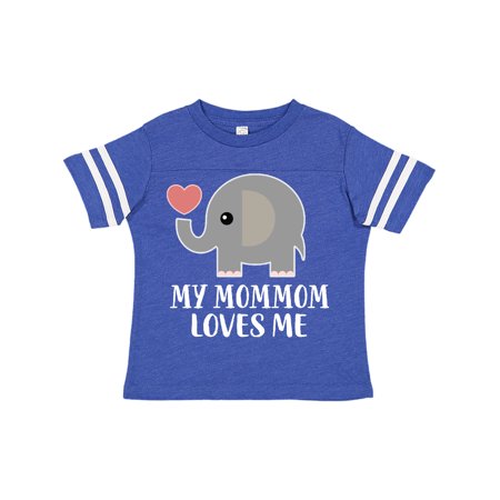 

Inktastic Mommom Loves Me Grandchild Gift Gift Toddler Boy or Toddler Girl T-Shirt