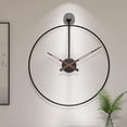 thumbnail image 1 of Reloj de Pared, Luz Decorativa Que No Hace Tictac, Estilo Español de Lujo, Creativo, con , Relojes Colgantes para El Hogar Y Cafetería, Decoració Negro Soledad Relojes de pared, 1 of 10