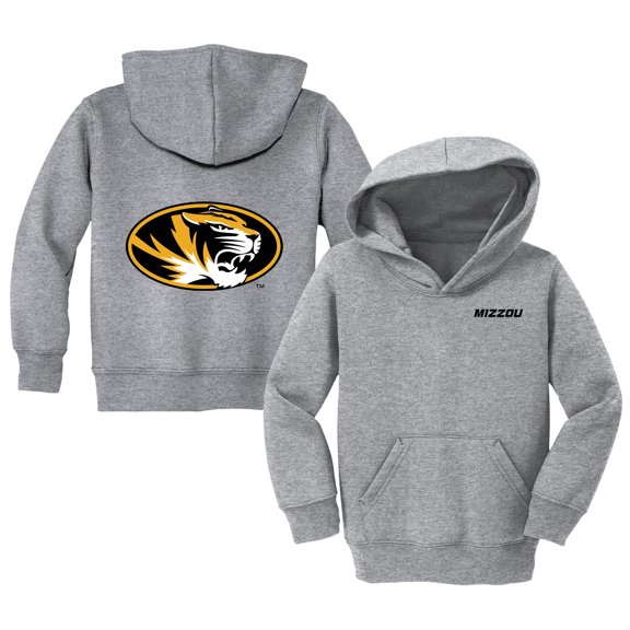 Toddler Chad & Jake Heather Gray Missouri Tigers Primary Logo Pullover Hoodie