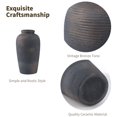 thumbnail image 4 of Rustic Ceramic Vase, 11 Inch Farmhouse Decorative Tall Vase, Vintage Flower Vases Table Centerpiece for Home, Living Room, Entryway, Fireplace Decoration, 4 of 6