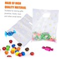 thumbnail image 4 of GFDYREE 100pcs Bags Plastic Tote Chic Disposable Small Flower Lovely Pattern Bag Gift One-off, 4 of 7
