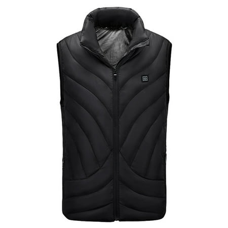 

Heated Jackets for Men Winter Coats for Men Clearance Sale Winter Men s Smart USB Abdominal Back Electric Heating Warm Down Cotton Jacket Jackets for Men Puff