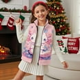 thumbnail image 3 of Uorisanigo Unisex Kids Fleece Vest Girls Boys Zippered Pink SAxolotl Flowers Vest Sleeveless Stand Collar Outwear Fall Fashion Outfits Clothes Puffer Vests Waistcoat with Pockets, 3 of 7