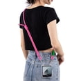 thumbnail image 2 of for Samsung Galaxy Z Flip 5 Clear Case with Hinge Protection and Long Rope Shoulder Strap, Military Grade Drop Protection Durable Sturdy Slim Protective Phone Case for Samsung Galaxy Z Flip 5, Pink, 2 of 7
