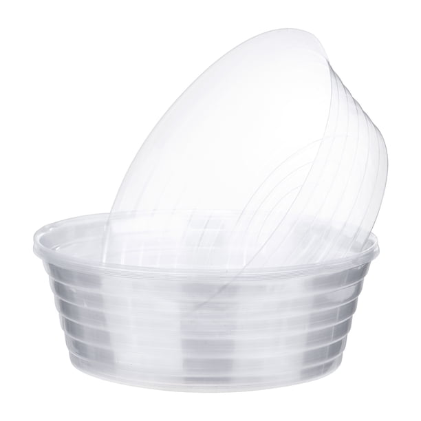 Uxcell Paquete de 10 Platillos para Macetas, Platillos de Plástico de 14 Pulgadas para Macetas de Flores, Bandeja de Drenaje para Macetas de Interior y Exterior