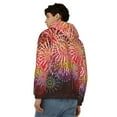 thumbnail image 4 of Kdxio Fireworks Print Men Hoodies Casual Hoodies for Men with Zip Pockets Full Zip Long Sleeve Sweatshirt Sports Hooded Jacket-Medium, 4 of 5
