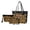Black and Yellow-Sunflower Highland Cow, variant on Witch Axolotl Printed Handbags Set Womens 3pcs Wallet and Purse Set Cosmetic Purse Wrislet Wallet Waterproof Top Handle Shoulder Bat Totes for Travel, Brown