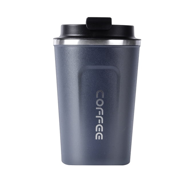 Graflsoa Vacuum Insulated Stainless Steel Travel Mug with Double Wall Design, 380ml Capacity, Portable for Car, Office, and Outdoor Use - Available in Multiple Colors Including Blue