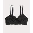 thumbnail image 5 of Curvy Couture Women's Plus Size Luxe Lace Wireless Bralette, 5 of 6