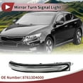 thumbnail image 2 of Luz de señal de giro LED del espejo izquierdo delantero para Kia Optima 2017-2020, luz de marcador lateral No. 87613D4000 Amarillo, 2 of 6