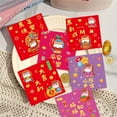 thumbnail image 5 of 2026 Year of the Horse Red Envelopes, 6-Pack Chinese New Year Lucky Money Packets Traditional Festival Blessing Gift Cash Holders for Gifts, Celebrations, and Good Fortune Wishes, 5 of 5