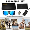 thumbnail image 7 of KANASTAL Fit over Glasses Sunglasses for Women Polarized Blue Mirrored Square Sunglasses over Glasses Men Oversized Trendy Square Shades for Driving, 7 of 7