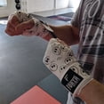 thumbnail image 3 of Forza Sports 180" Mexican Style Boxing and MMA Handwraps - Smileys White, 3 of 4