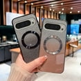 thumbnail image 5 of for Google Pixel 8 Magnetic Glitter Case Compatible with Mag Safe,Camera Lens Protector Full Protection Elegant Plating Sparkle Anti-Scratch Dust-Proof Bling Cover,Rosegold, 5 of 8
